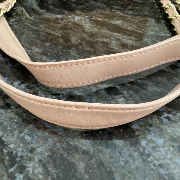 TORY BURCH Alexa Flat Tote Shell Pink Gold chain handles - Picture 8 of 11